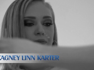 Kagney Linn Karter Pussy Creampie with Nacho Vidal Teasing, Lingerie, High Heels, Boobs, Teaser#1