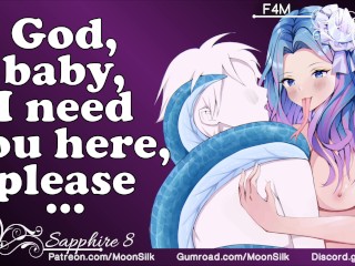 [Patreon Preview] [F4M] Lamia Girlfriend is Too Worked Up Over You~! [Lamia GFx Human Listener]