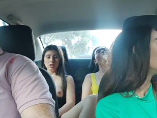 my best friend strips naked in the uber car while we are on our way to a farm