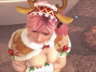 Dead or Alive Xtreme Venus Vacation Misaki Reindeer Gift Xmas Nude Mod Fanservice Appreciation