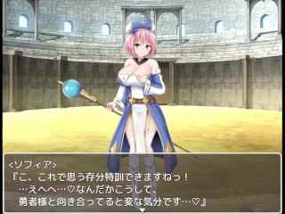 【#02 同人エロゲー プリンセス・ハニートラップ(体験版)実況動画キスだけでイかされる・・(ファンタジー巨乳・爆乳抜きゲー・) Hentai game