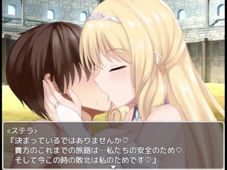 【#02 同人エロゲー プリンセス・ハニートラップ(体験版)実況動画キスだけでイかされる・・(ファンタジー巨乳・爆乳抜きゲー・) Hentai game