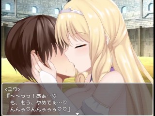 【#02 同人エロゲー プリンセス・ハニートラップ(体験版)実況動画キスだけでイかされる・・(ファンタジー巨乳・爆乳抜きゲー・) Hentai game