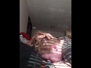 Oral Creampie Finish from Teen (19y old)