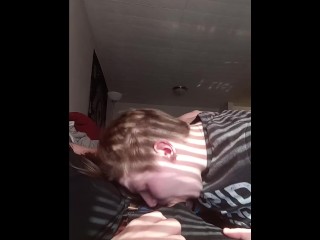 Oral Creampie Finish from Teen (19y old)