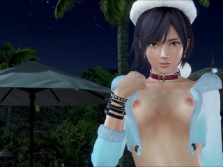 Dead or Alive Xtreme Venus Vacation Nagisa Reindeer Mini Xmas Nude Mod Fanservice Appreciation