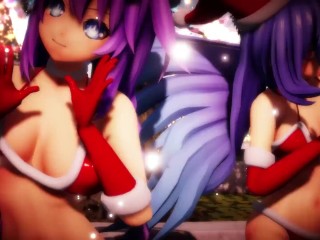 MMD R18 Iris Heart x Purple Hear Christmas Chocolate Cream