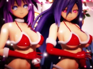 MMD R18 Iris Heart x Purple Hear Christmas Chocolate Cream