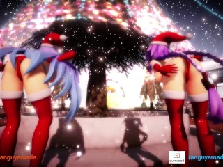 MMD R18 Iris Heart x Purple Hear Christmas Chocolate Cream