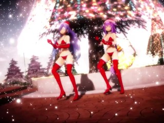 MMD R18 Iris Heart x Purple Hear Christmas Chocolate Cream