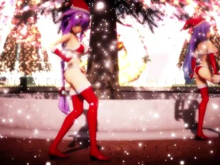 MMD R18 Iris Heart x Purple Hear Christmas Chocolate Cream