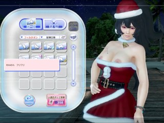 Dead or Alive Xtreme Venus Vacation Ayane Santa Outfit Xmas Nude Mod Fanservice Appreciation