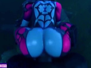 Monsters with giant penises drill and cum in the pussy of many women | 3D Hentai Animations | P48