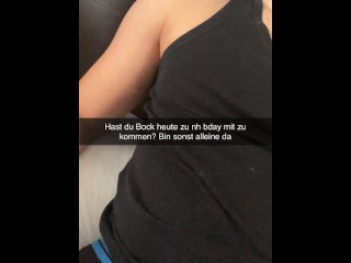 German Student fucks Guy at Party on Snapchat