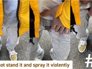 【＃2】I can't stand peeing in front of my girlfriend before a date and I leaked