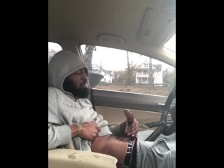 BBC JERKING IN CAR