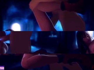 Sexy women with nice shapes suck and fuck big dicks making them cum | 3D Hentai Animations | P53