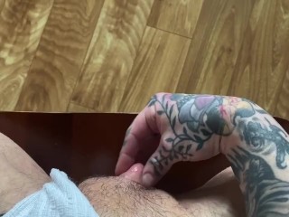 Jerking my huge clit until I squirt all over FTM PUSSY Full Vid on OF