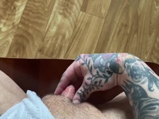 Fucking my swollen pussy and huge clit after the gym so much squirting 19min video on OF