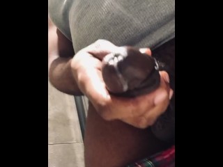 Big Oiled Thick Black Dick Cums Solo - Daddy Dame