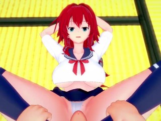 Hentai POV Feet Highschool DxD Rias Gremory