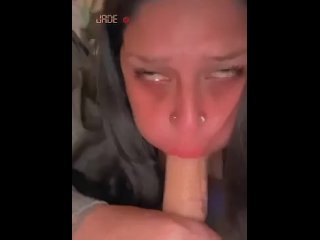 Quick Dildo Blowjob Show 🤪