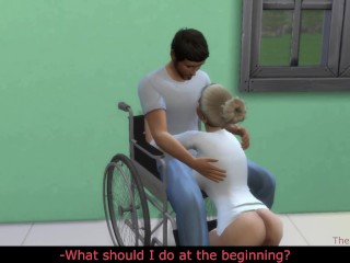 The sims 4, hot nurse seduce patient and fuck him as a treatment