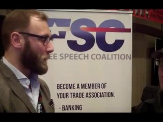 Free Speech Coalition Eric Paul Leue w- Jiggy Jaguar AVN Expo 2017