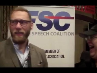 Free Speech Coalition Eric Paul Leue w- Jiggy Jaguar AVN Expo 2017