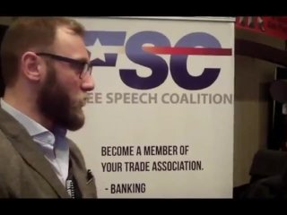 Free Speech Coalition Eric Paul Leue w- Jiggy Jaguar AVN Expo 2017