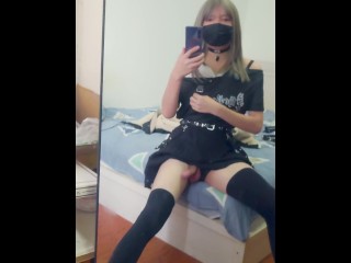 伪娘 // 朋克风烧鸡对镜打胶