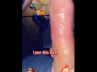 Love sucking daddy’s Buck dick on snapchat