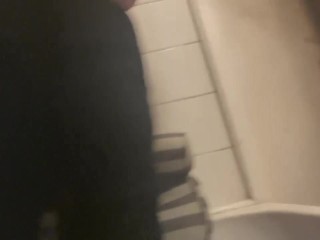 Pissing in super tight jeans to feel all that glorious warm pee