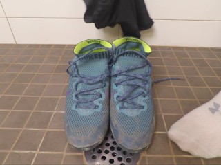 Pee/Cum Filled Muddy Nike Hyperfeel and Under Armour Socks