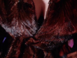 FemDom POV: point of view video. Blonde MILF and FUR fetish. JOI jerk off instruction. Dirty talk.