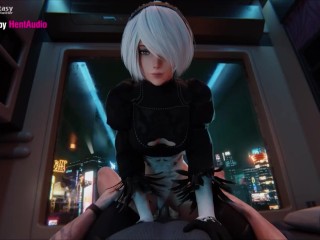 2B Vaginal Cowgirl (Nier Automata 3d animation with sound)