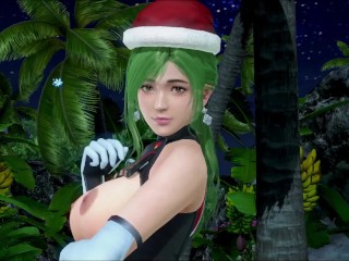 Dead or Alive Xtreme Venus Vacation Sayuri Alice Gear Platinum Line Collab Xmas Nude Mod Fanservice