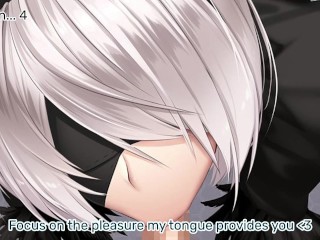 2B wants your cum and for you to taste it too! (Nier Automata, Quickshot, Vanilla, CEI Encouraging)