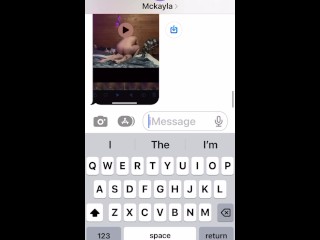 Slut texting boyfriend that his friend came over and fucked her (part 2)