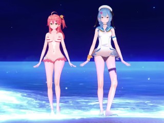 【KKS／MMD】"Trouble Maker" さくらみこ 星街すいせい【Hololive ホロライブ】