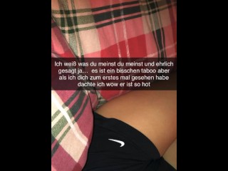 German Teen wants to fuck Stepbrother on Snapchat