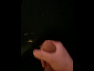 Cumming on my table while watching porn