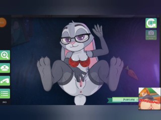 Furry Bunny cop on duty zootopia oficial hobbs