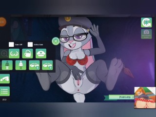 Furry Bunny cop on duty zootopia oficial hobbs