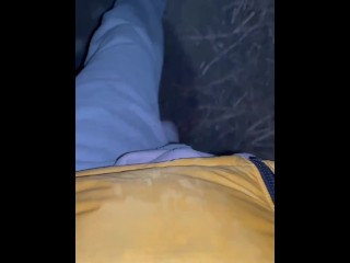 Japanese HENTAI can't stand it outdoors and pees a lot ♡ cute boy