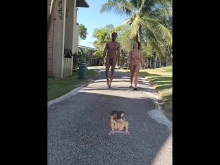 Latina Walks & Suck Dick While People Are Walking