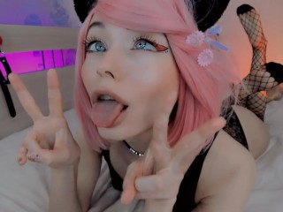 SILLY UWU ANIME GIRL DROOLING WITH AHEGAO FACE