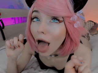 SILLY UWU ANIME GIRL DROOLING WITH AHEGAO FACE