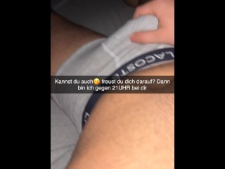 Shy German Girl fucks Best Friend on Snapchat