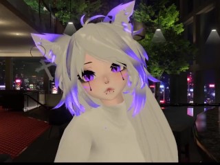 You found a cat girl in the bar and had some fun with her